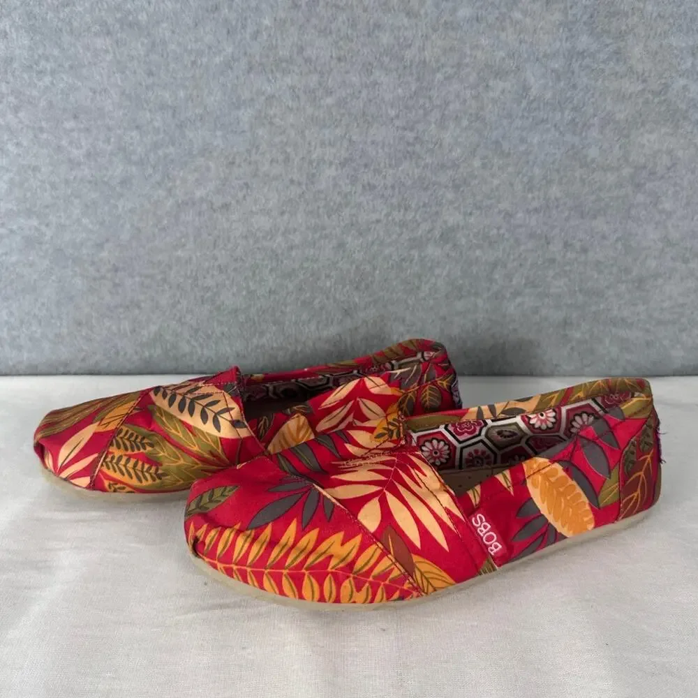 Bobs by Sketchers Woman's sz 6 Worls Botanical Gardens Close Toe Espadrille - Picture 3 of 9